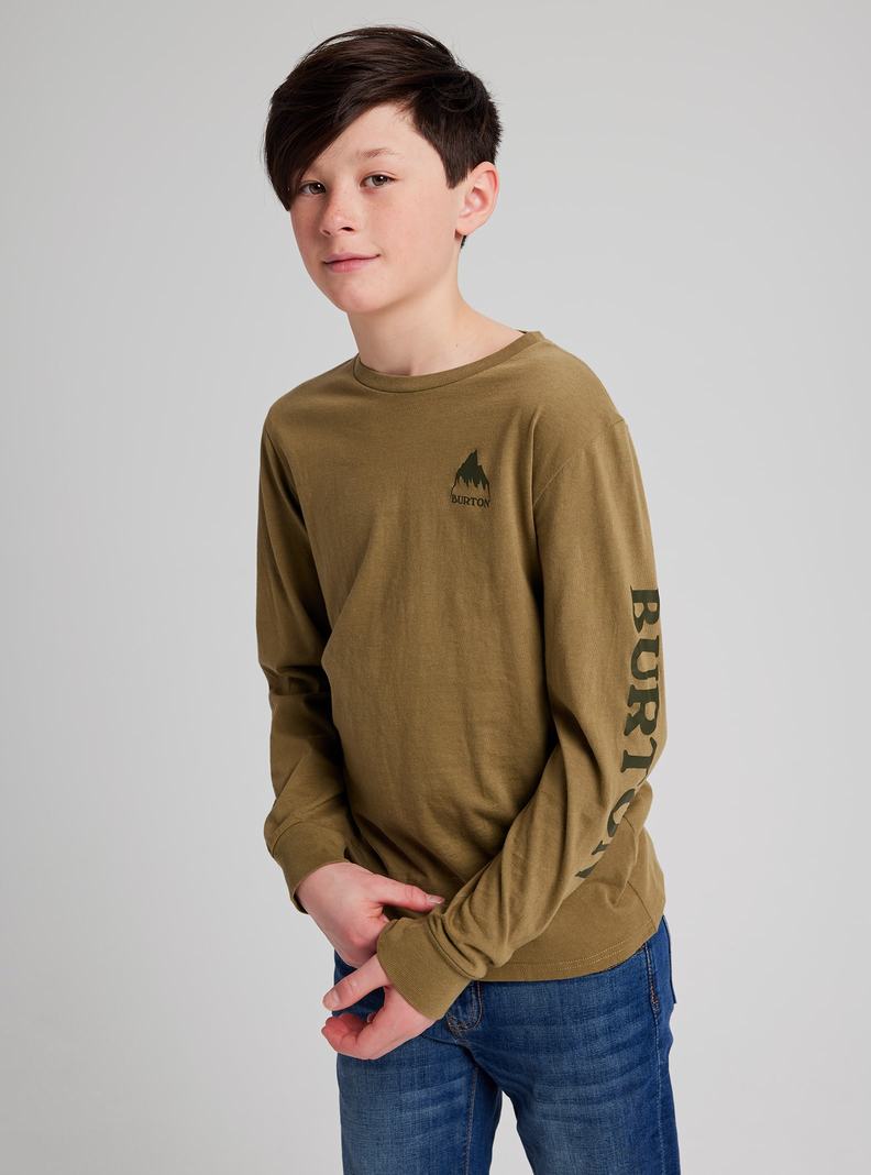 Olive Burton Elite Long Sleeve Kids' T-Shirts | RQCMYE601