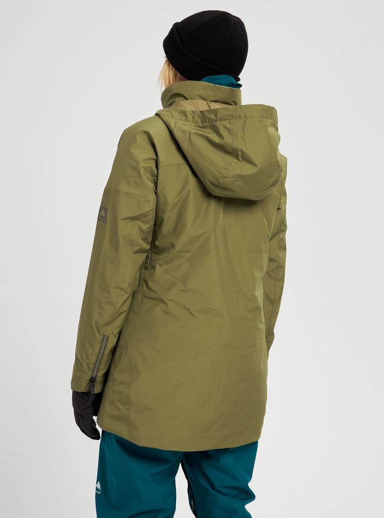 Olive Burton GORE-TEX Pillowline Women's Ski Jackets | EBYQWK039