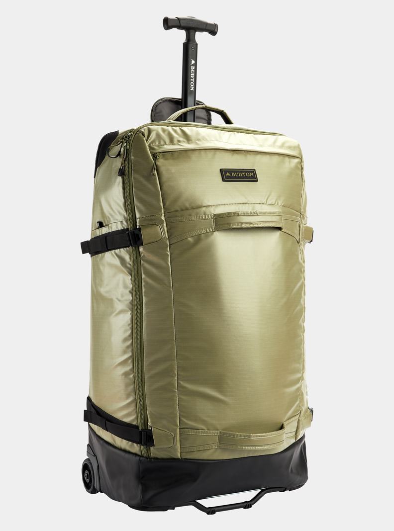 Olive Burton Multipath Checked 90L Travel Unisex Backpacks | TYNCFW815