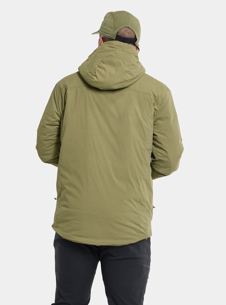 Olive Burton Multipath Hooded Insulated Men's Ski Jackets | UQMASY035