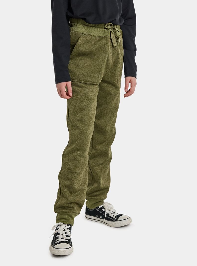 Olive Burton Oak Fleece Kids' Pants | PBVCFD582