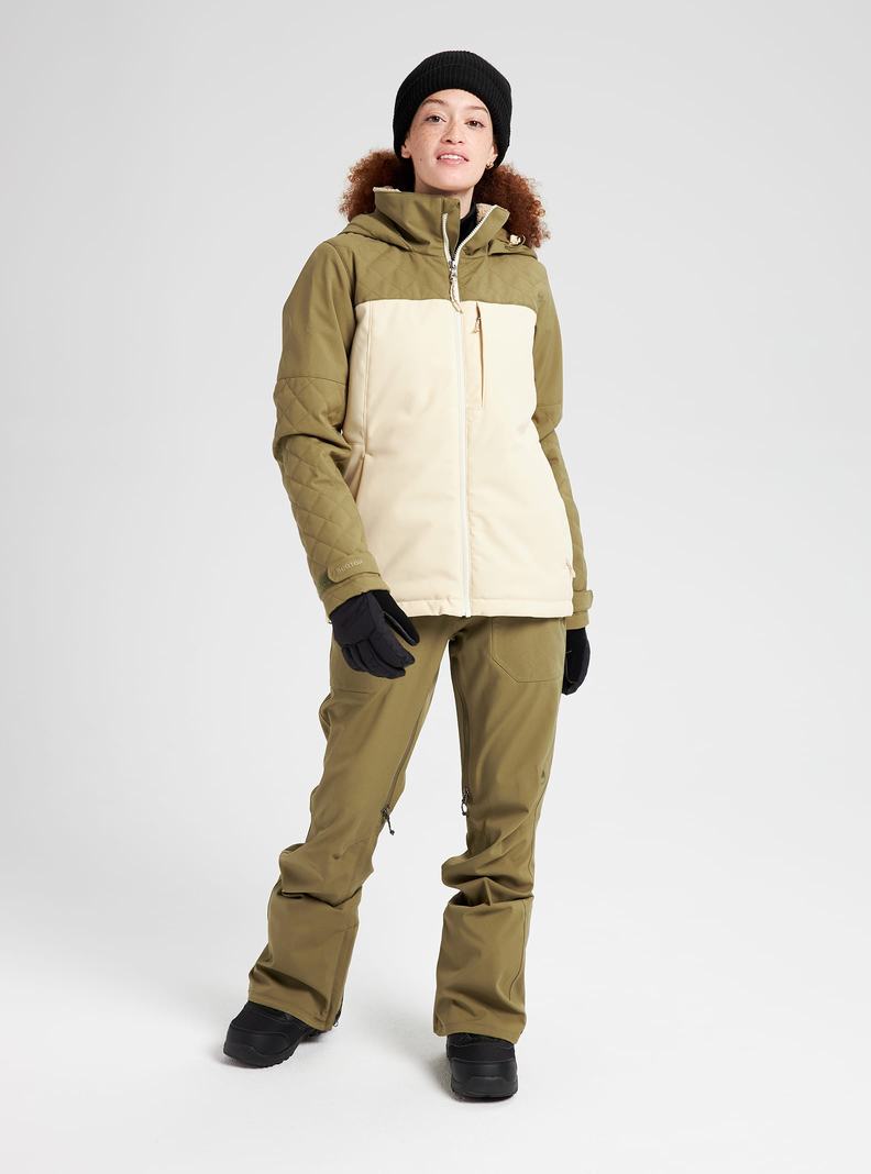 Olive Burton Tulum Stretch Women's Ski Jackets | PDVBMO896