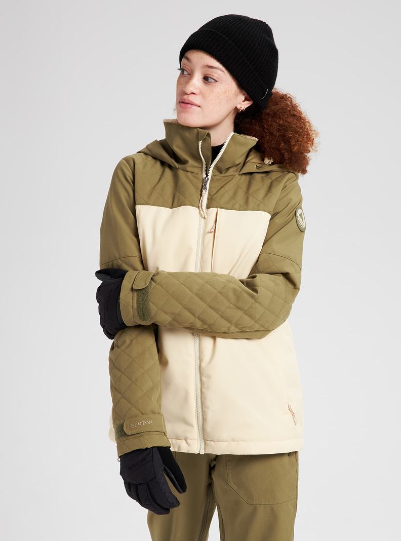 Olive Burton Tulum Stretch Women's Ski Jackets | PDVBMO896