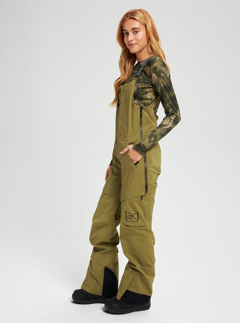 Olive Burton [ak] GORE‑TEX 3L Kimmy Women's Bibs | CXPSUQ375