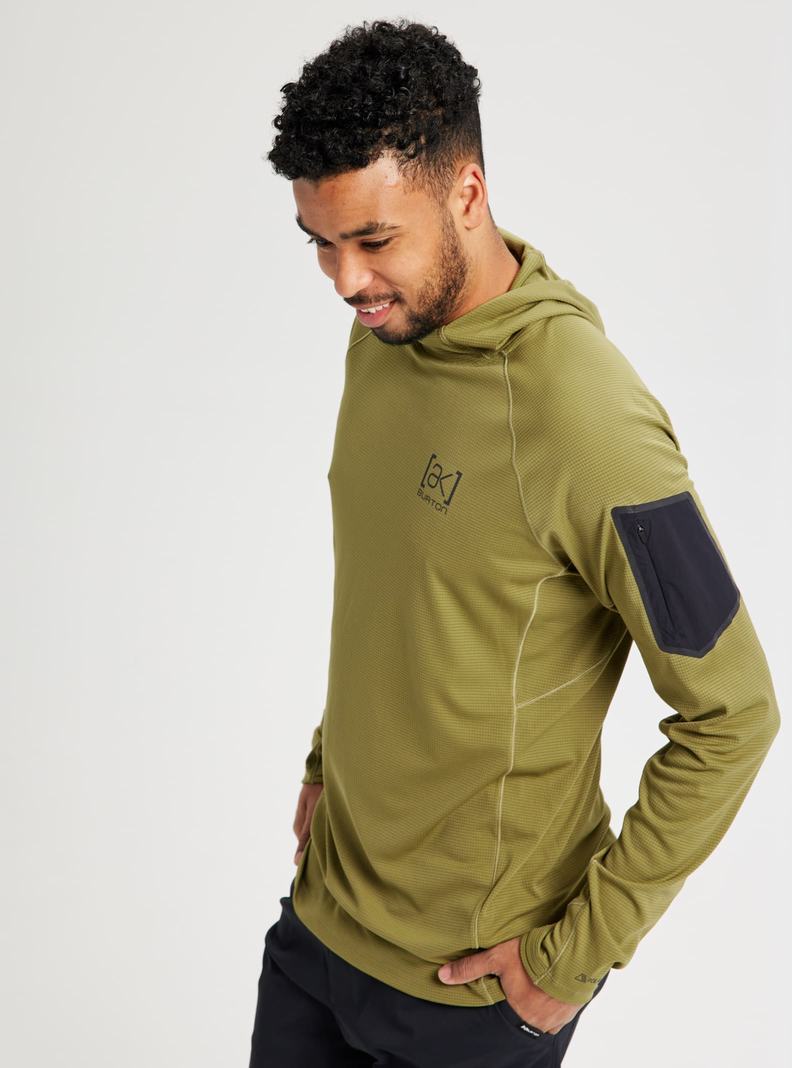 Olive Burton [ak] System Men's Hoodies | NLRKQD486