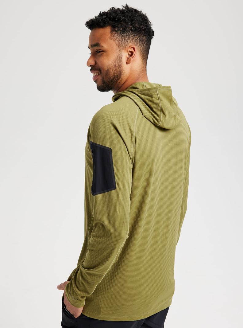 Olive Burton [ak] System Men's Hoodies | NLRKQD486