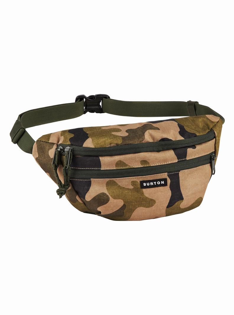 Olive Camo Burton 3L Hip Pack Unisex Backpacks | PHFSVO124