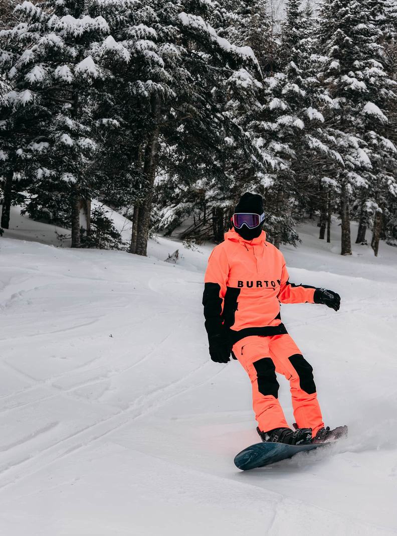 Orange / Black Burton Frostner 2L Anorak Men's Ski Jackets | BSIJEF182