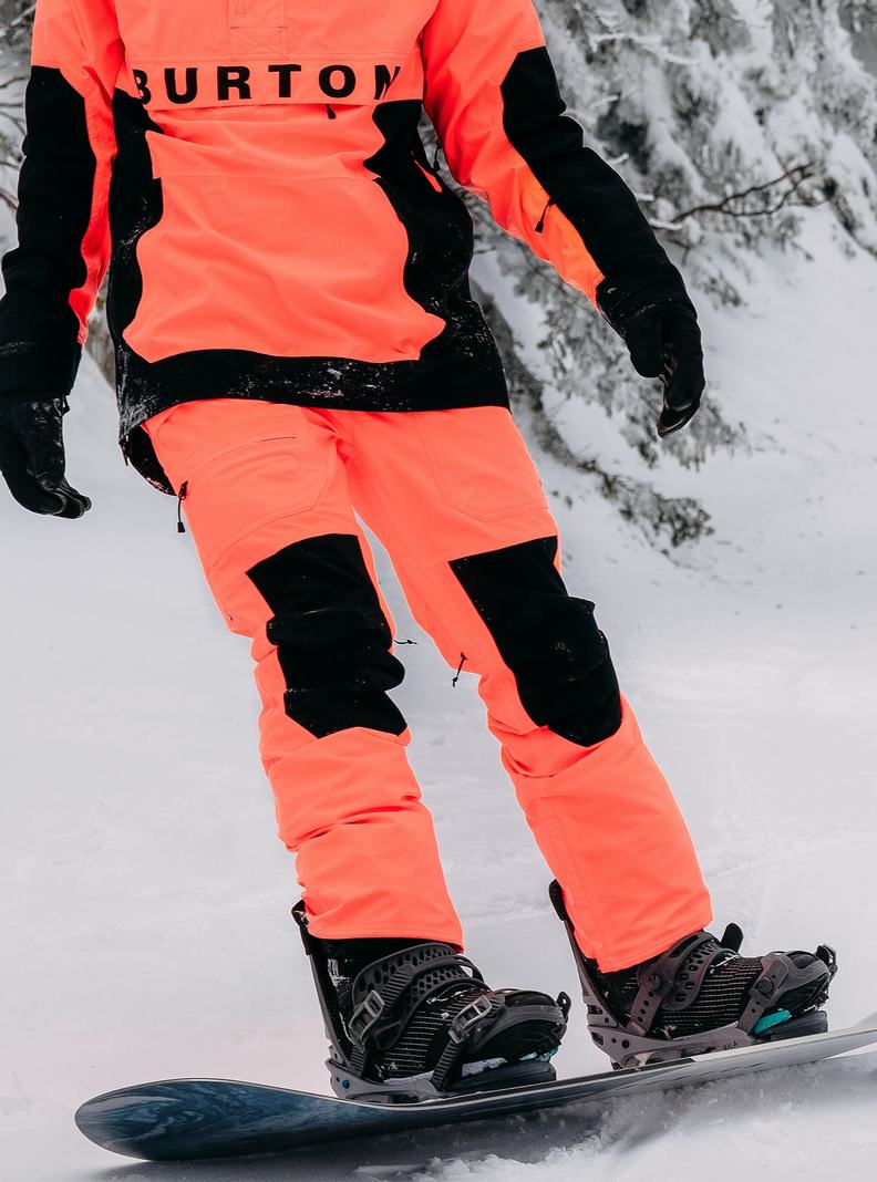 Orange / Black Burton Southside 2L (Slim Fit) Men's Ski Pants | APWFXQ481