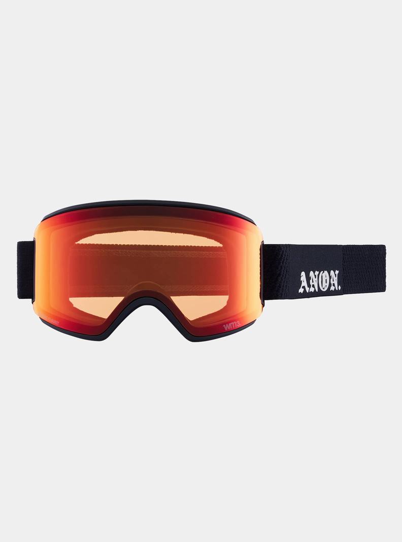 Orange / Black / Purple / Burton Anon WM3 Goggles + Bonus Lens + MFI® Face Mask Women's Ski Goggles | NOGTIR240