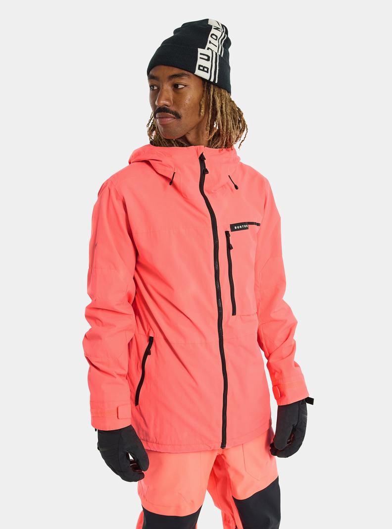 Orange Burton Peasy 2L Men's Ski Jackets | DNXZIR047