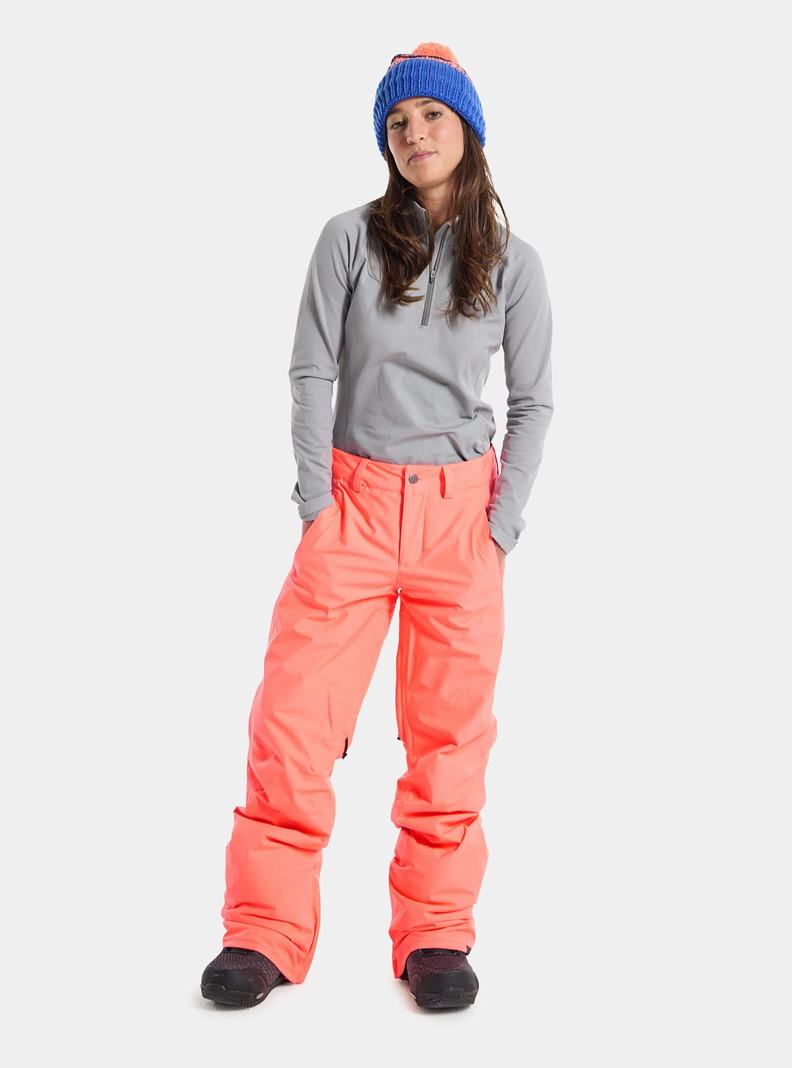 Orange Burton Powline GORE-TEX 2L Insulated Women's Ski Pants | VMHCPN308