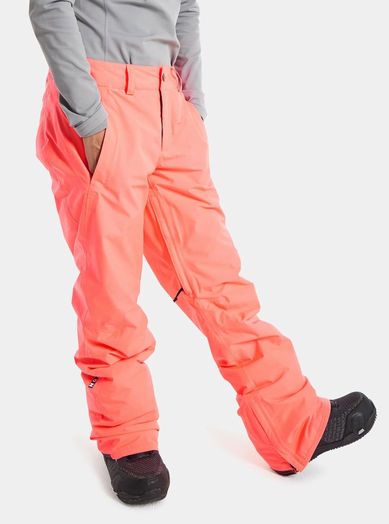 Orange Burton Powline GORE-TEX 2L Insulated Women's Ski Pants | VMHCPN308