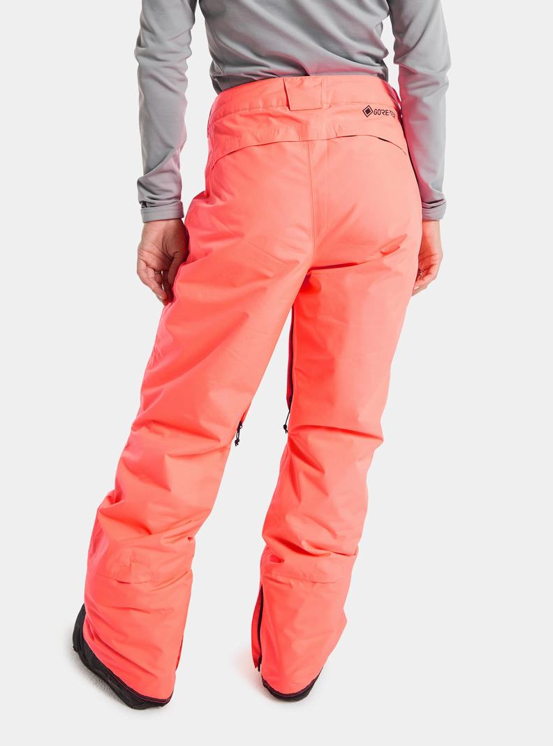 Orange Burton Powline GORE-TEX 2L Insulated Women's Ski Pants | VMHCPN308