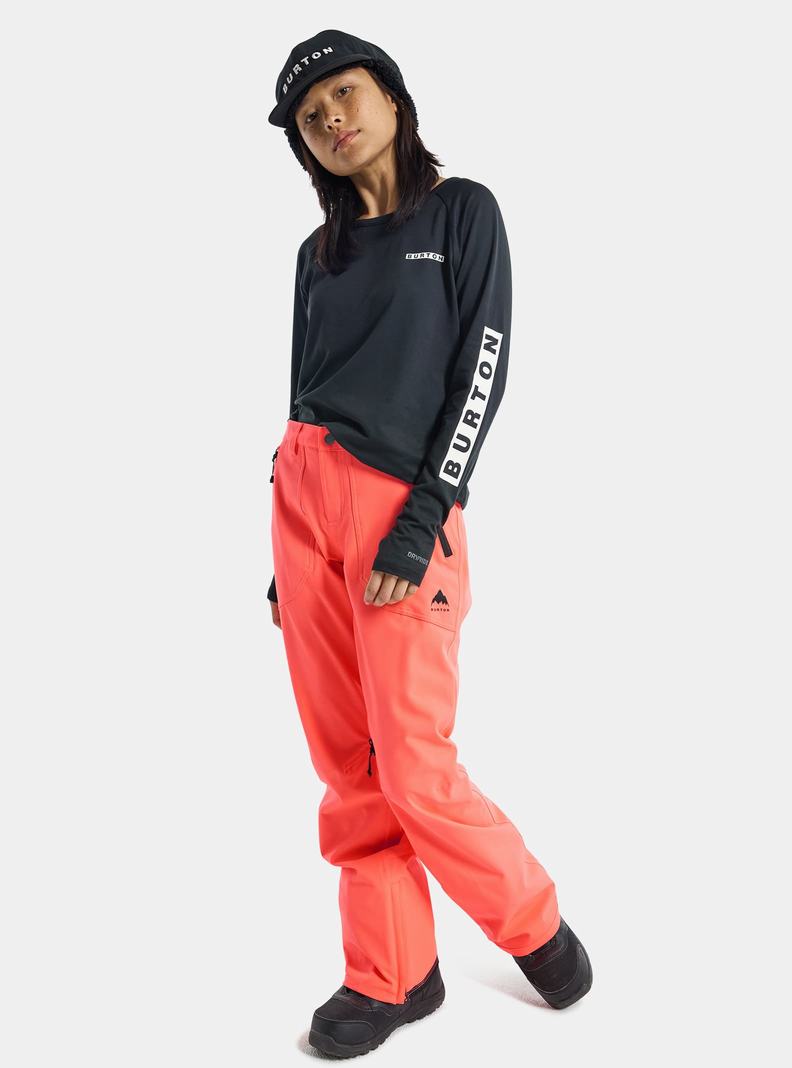 Orange Burton Vida 2L Women's Ski Pants | GXNPLD513