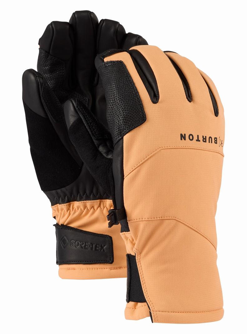 Orange Burton [ak] Clutch GORE-TEX Men\'s Ski Gloves | ZTRQYD139