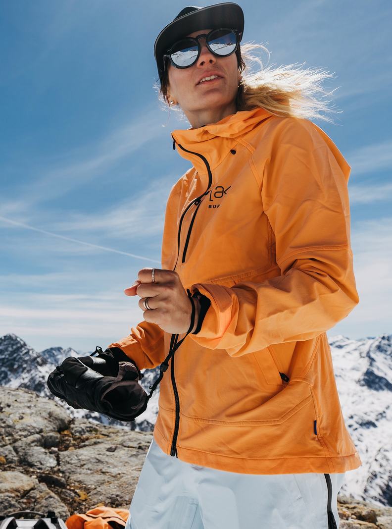 Orange Burton [ak] Softshell Women's Ski Jackets | IBMSYV419