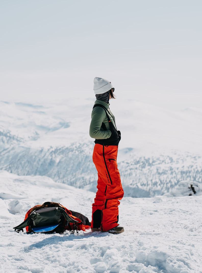 Orange Burton [ak] Tusk GORE-TEX PRO 3L Hi-Top Women's Bibs | PIFZQK782