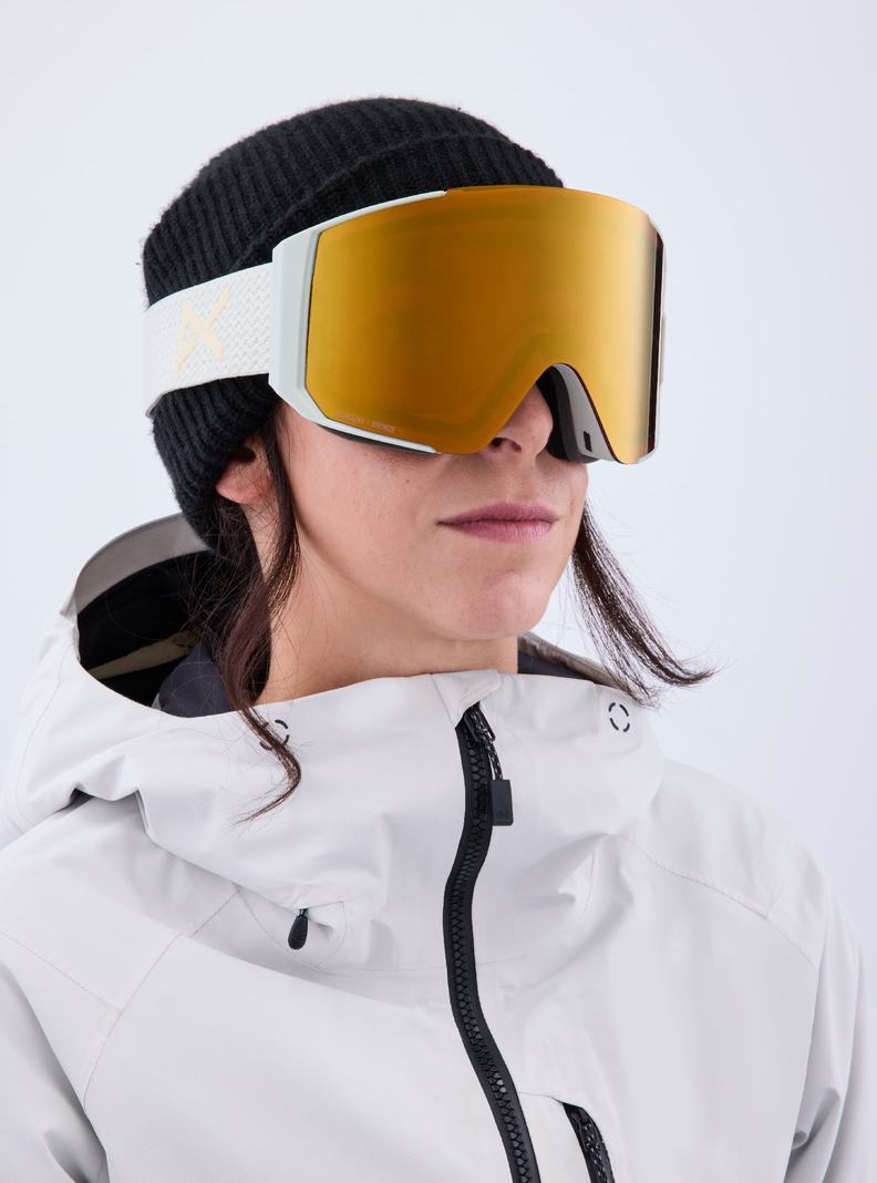 Orange / / Burton Anon Sync Goggles + Bonus Lens Women's Ski Goggles | XFSWJI429