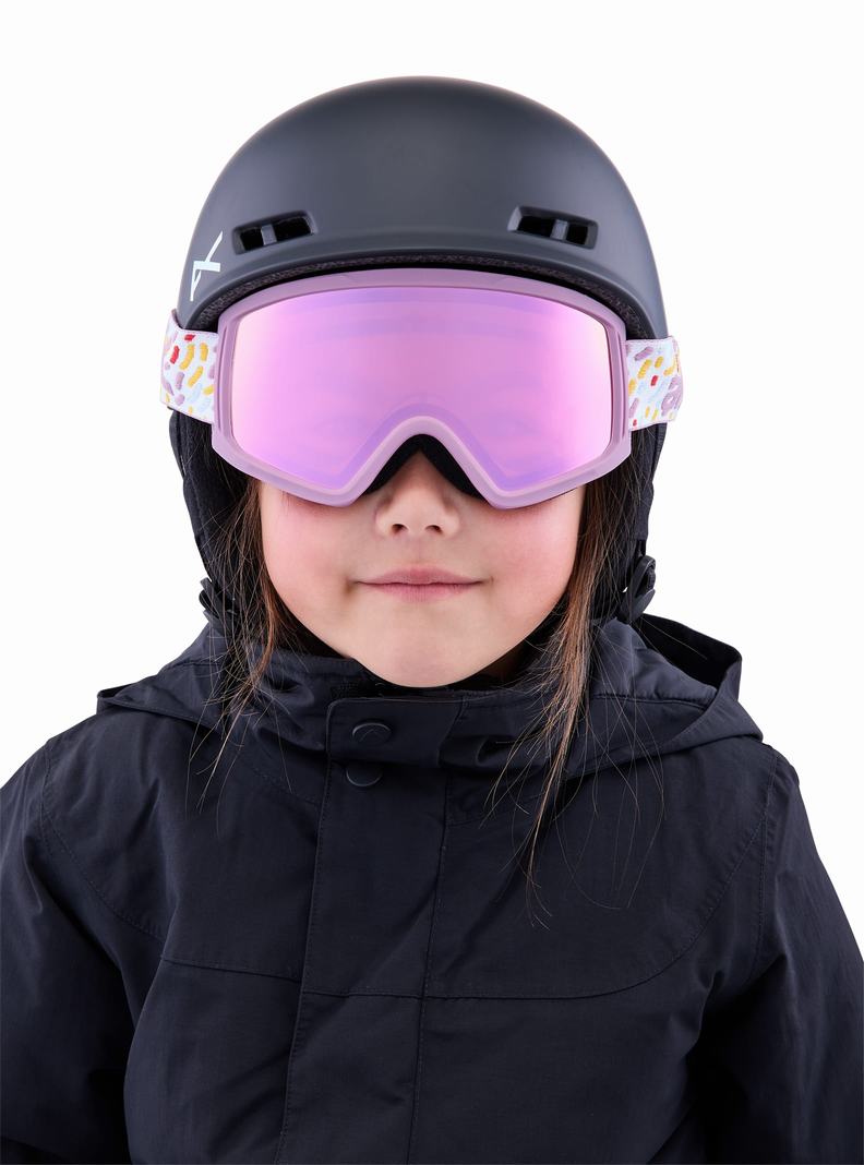 Pink / Burton Anon Tracker 2.0 Kids' Ski Goggles | ULTQEW692