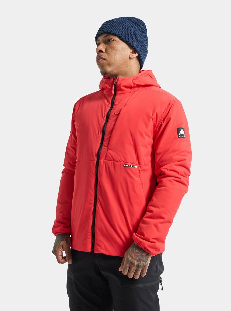 Pink Burton Multipath Hooded Insulated Men's Ski Jackets | TJVUNA045