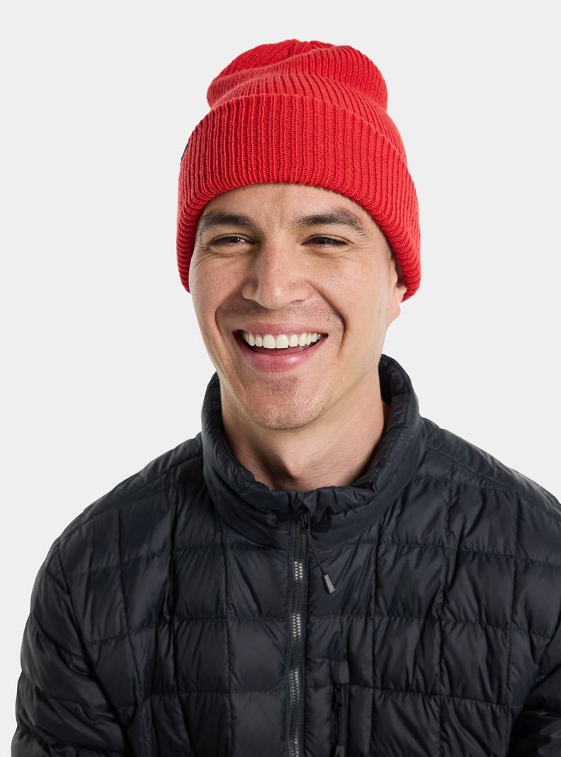 Pink Burton Recycled All Day Long Men's Beanie | VULJWH831