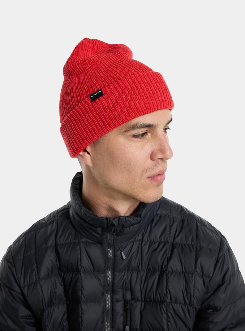 Pink Burton Recycled All Day Long Men's Beanie | VULJWH831