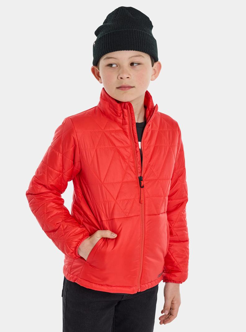 Pink Burton Versatile Heat Insulated Kids' Ski Jackets | ZYWUVI790