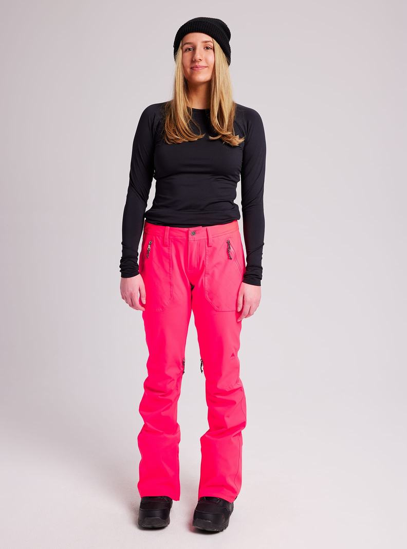 Pink Burton Vida Women's Ski Pants | SMTBLR017