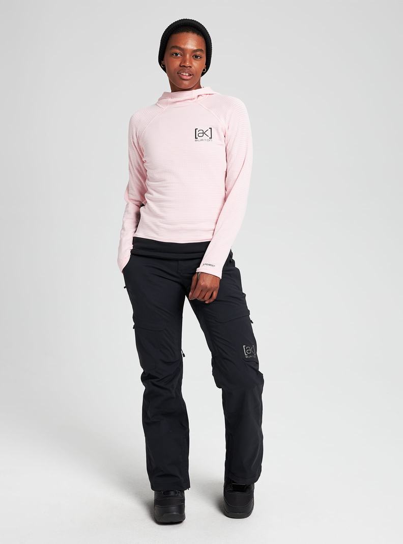 Pink Burton [ak] Helium Power Grid™ Pullover Fleece Women's Sweatshirts | CSFQBJ680