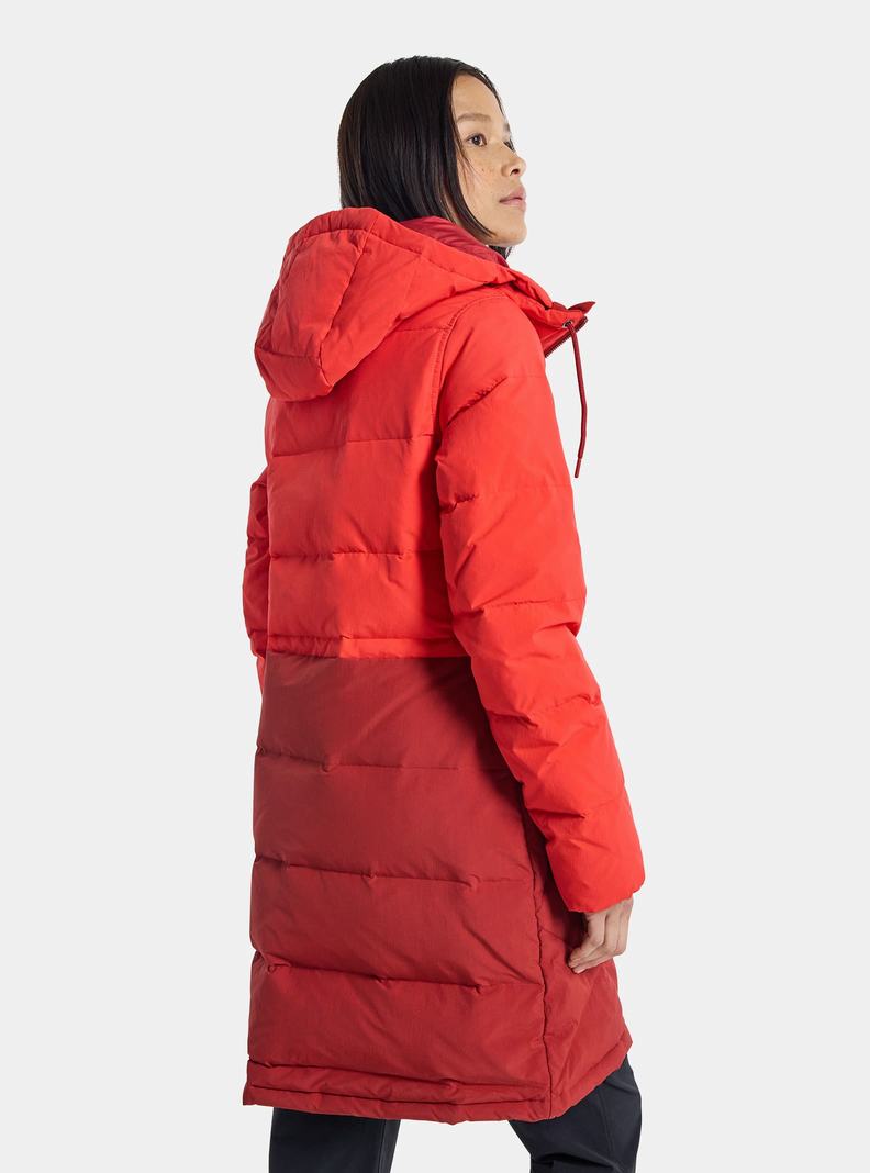 Pink / Orange Pink Burton Chescott Down Women's Ski Jackets | HITVJE630