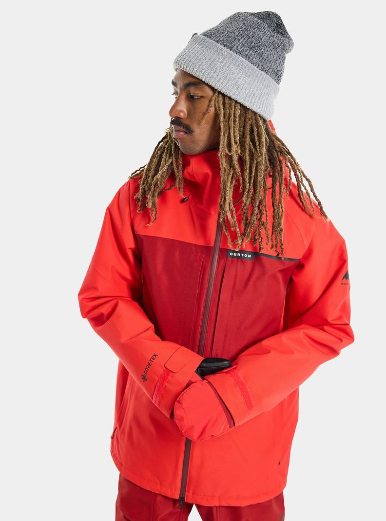 Pink / Orange Pink Burton Pillowline GORE‑TEX 2L Men's Ski Jackets | OUNXSK346