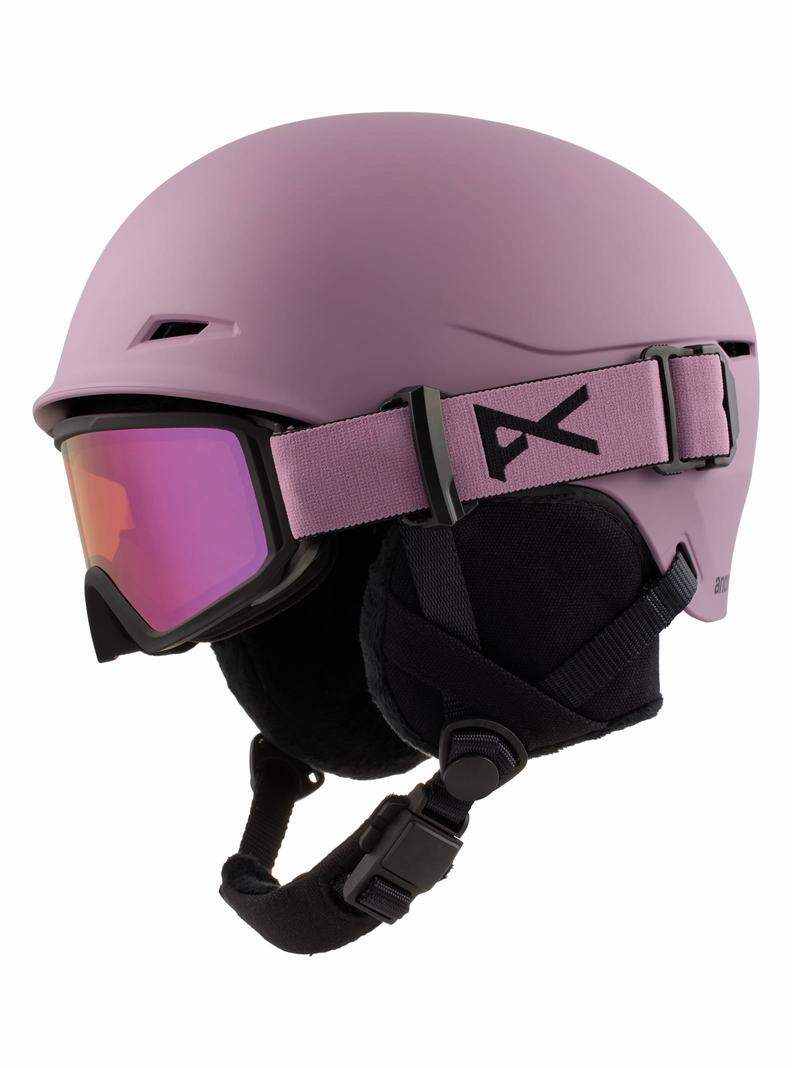 Purple Burton Anon Define Kids' Snowboard Helmets | WYSELP534