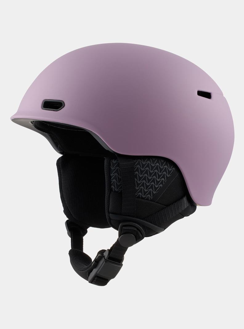 Purple Burton Anon Oslo WaveCel Kids' Snowboard Helmets | EJMCOB164