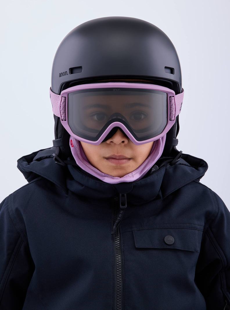 Purple Burton Anon Relapse Jr. Goggles + MFI® Face Mask Kids' Ski Goggles | DMGYIQ248