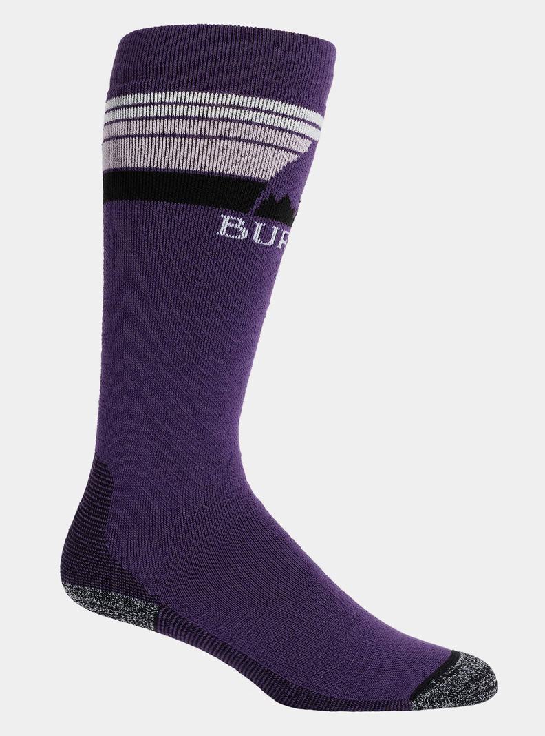 Purple Burton Emblem Midweight Women\'s Socks | OFZPBL356