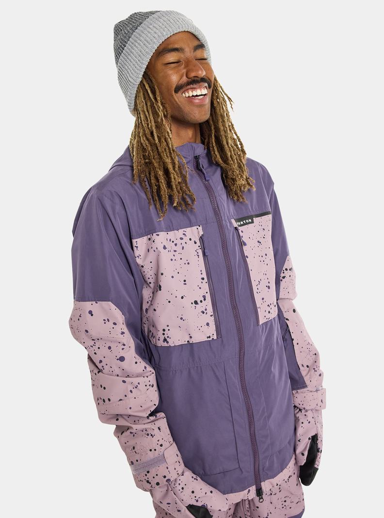 Purple Burton Frostner 2L Men's Ski Jackets | PIVLJY867