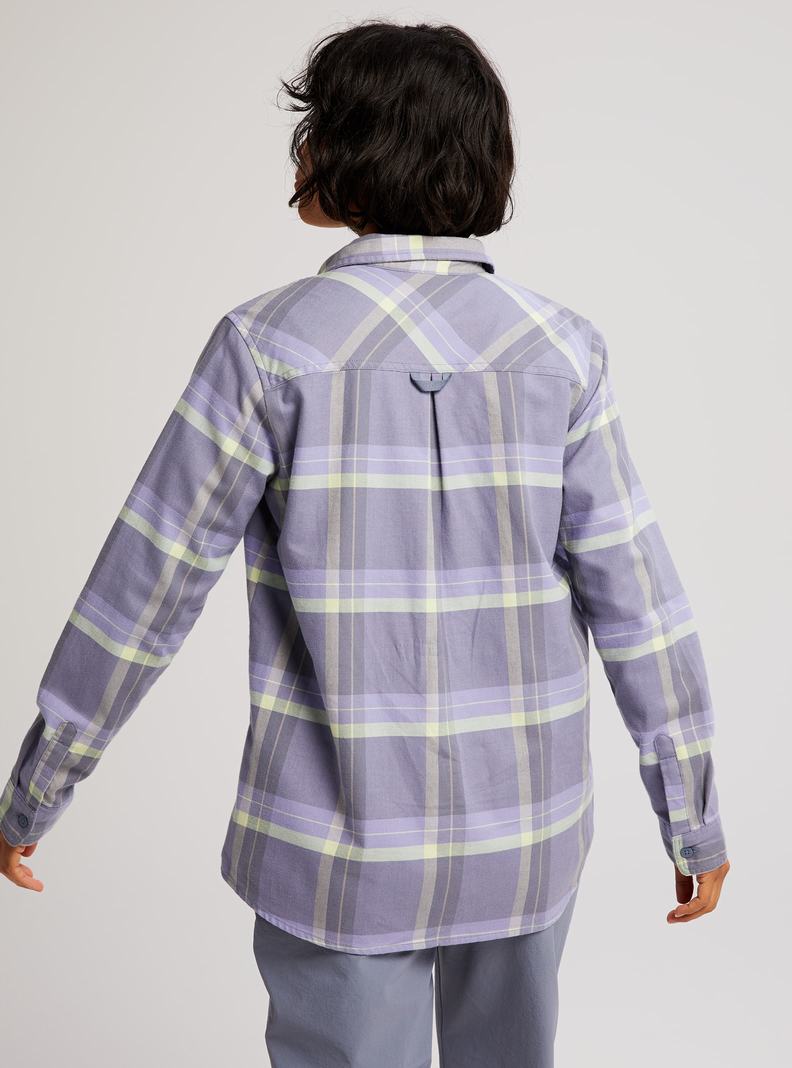 Purple Burton Grace Long Sleeve Flannel Women's Shirts | XNCEOI925