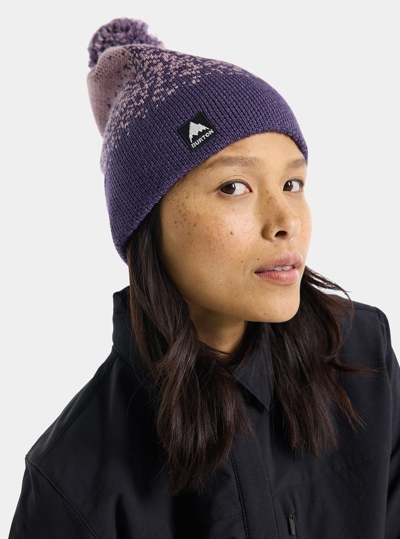 Purple Burton Idletrail Women's Beanie | HUDIYT136