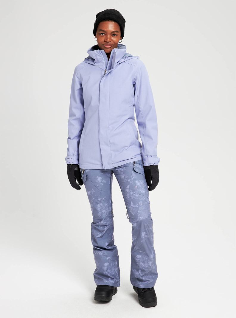 Purple Burton Jet Set Women's Ski Jackets | HJQYPO549