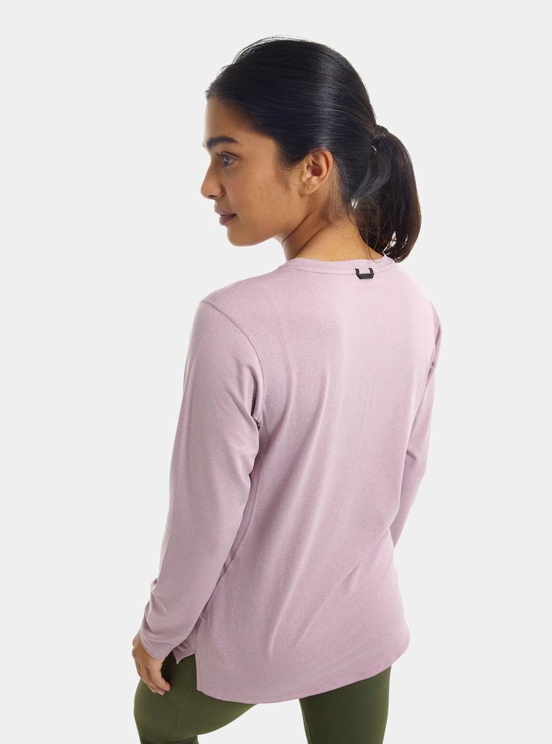 Purple Burton Multipath Essential Tech Long Sleeve Women's Base Layer Top | COFXEN168