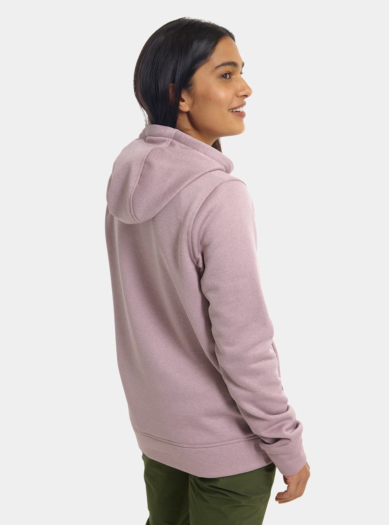 Purple Burton Oak Pullover Hoodie Women's Sweatshirts | UGCMKQ968