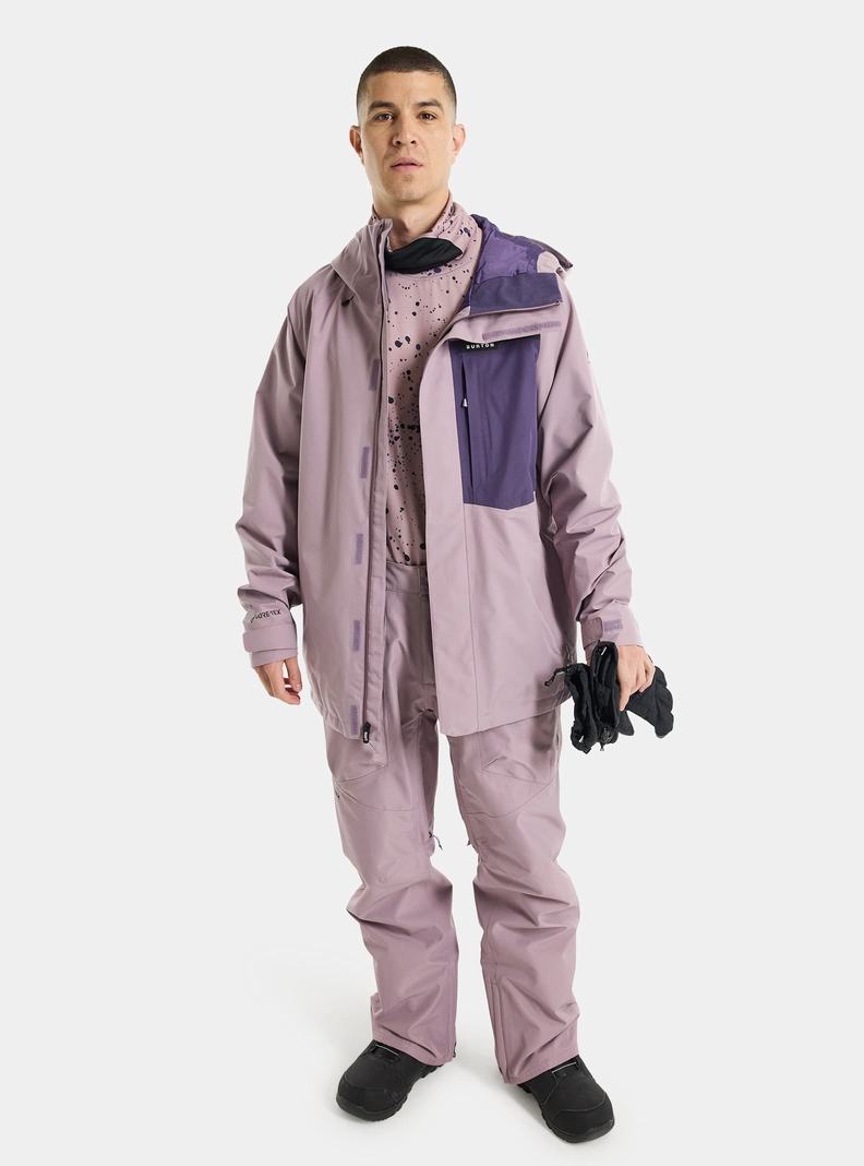 Purple Burton Powline GORE-TEX 2L Men's Ski Jackets | DQSMHX201