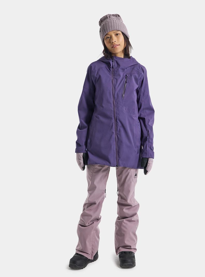 Purple Burton Pyne 2L Women's Ski Jackets | PTDVJO185