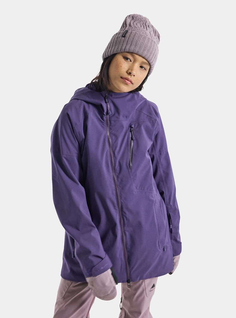 Purple Burton Pyne 2L Women's Ski Jackets | PTDVJO185