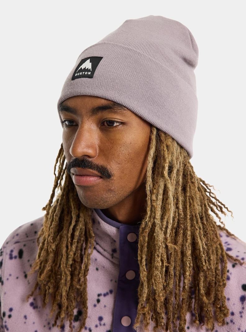 Purple Burton Recycled Kactusbunch Tall Men's Beanie | KZQAWI876