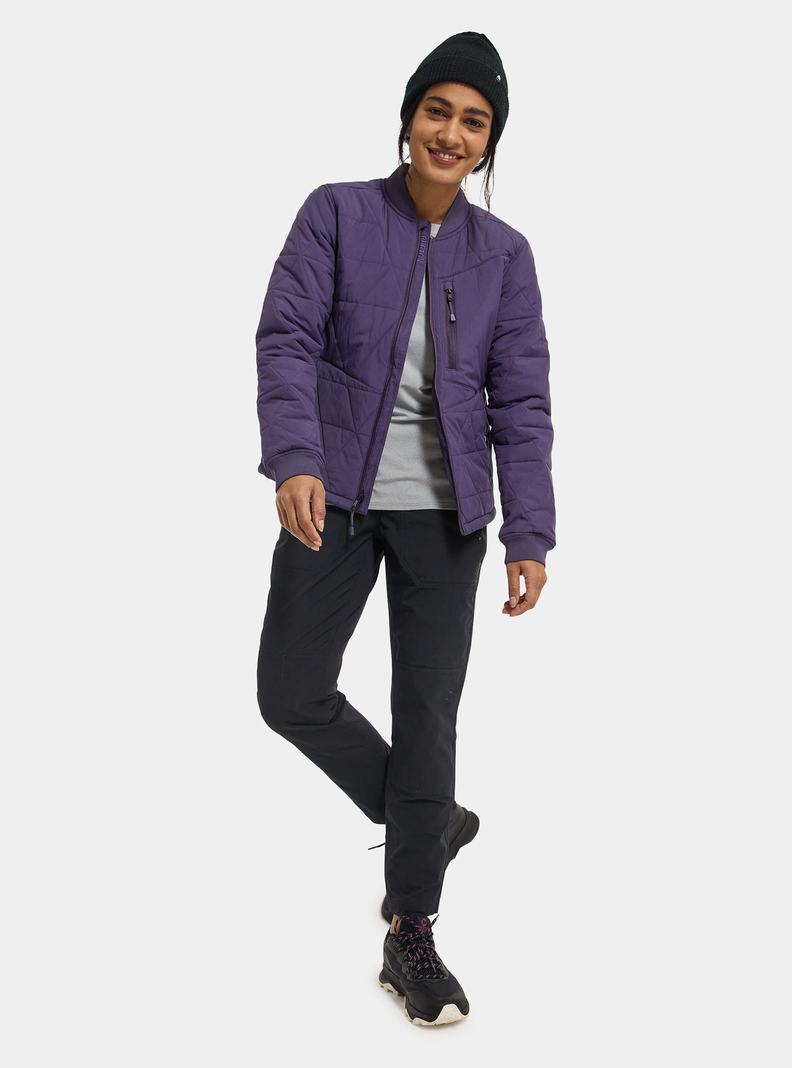 Purple Burton Versatile Heat Women's Ski Jackets | RYJMOC359