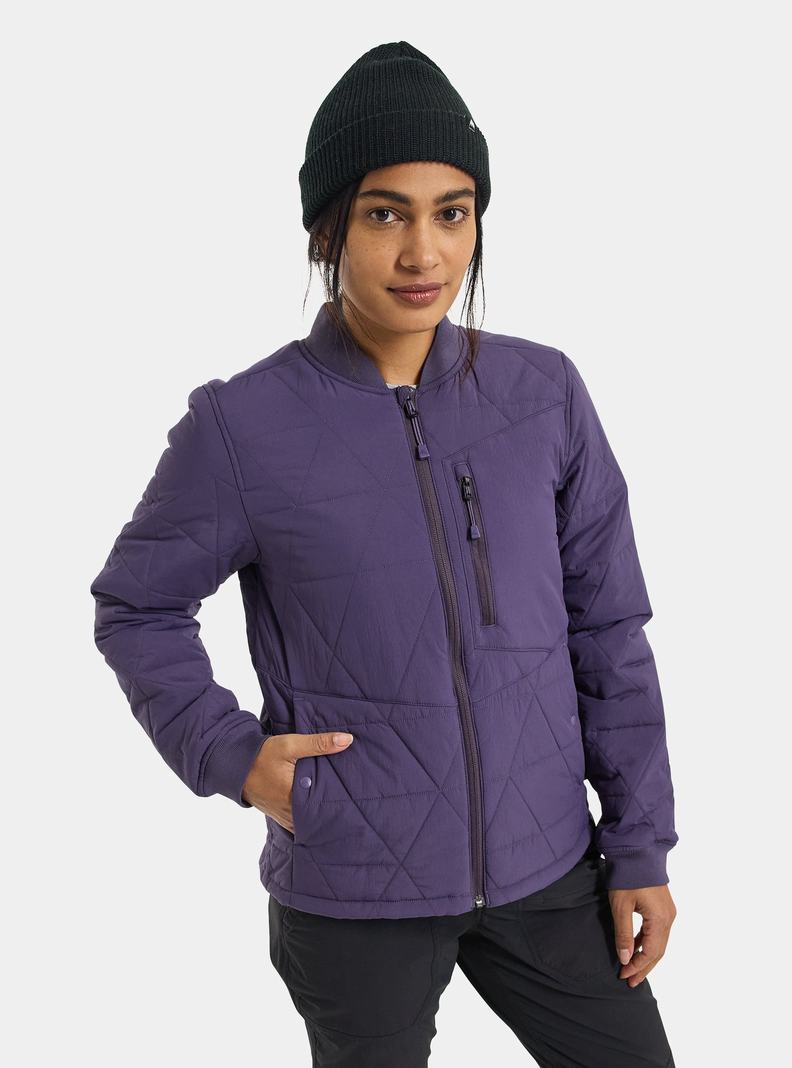 Purple Burton Versatile Heat Women's Ski Jackets | RYJMOC359