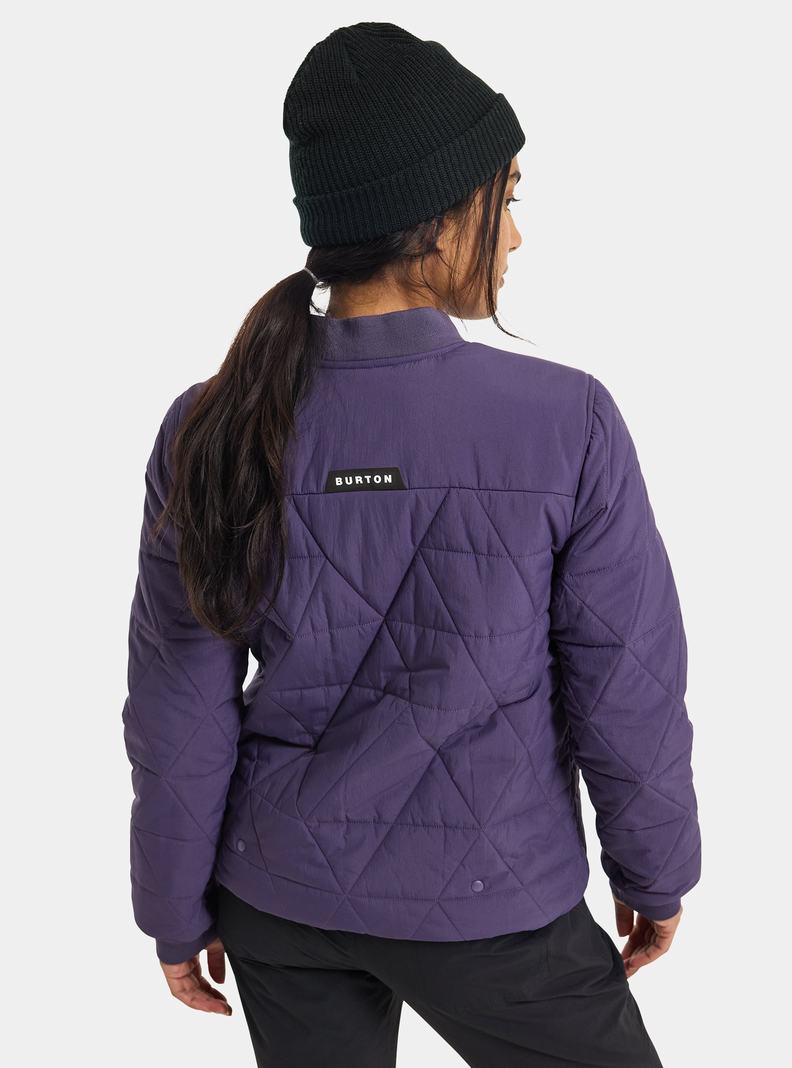 Purple Burton Versatile Heat Women's Ski Jackets | RYJMOC359