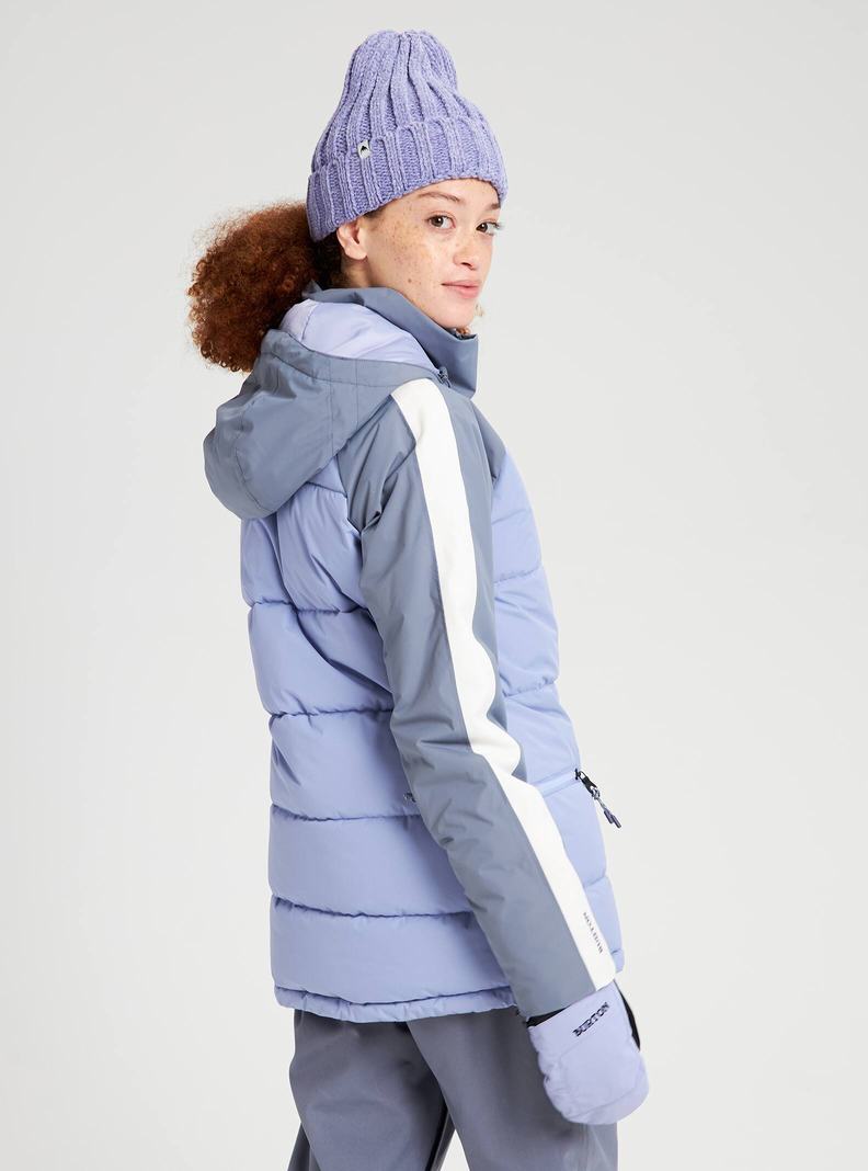 Purple / Grey Burton Keelan Women's Ski Jackets | HPZWFD917